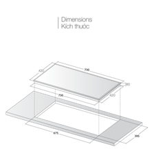 BẾP ĐIỆN TỪ ĐÔI LORCA LCI 886 PRO