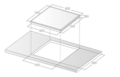 BẾP TỪ 3 VÙNG NẤU LORCA LCI 360