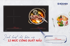 Bếp từ đôi Buchen BUC338 Smart