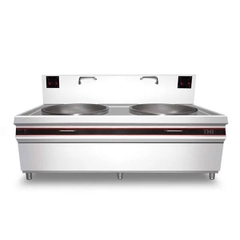 BẾP TỪ CÔNG NGHIỆP ĐÔI CHẢO LIỀN 15KW XÀO TRỰC TIẾP 60 cm - 80cm