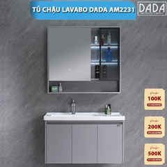 Bộ Tủ Gương Phòng Tắm, Tủ Lavabo Đẹp, Tủ Lavabo Phòng Tắm DADA AM2231