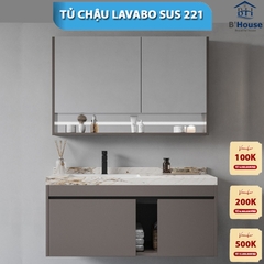 Tủ Gương Phòng Tắm, Tủ Lavabo Đẹp, Tủ Lavabo Phòng Tắm CR 221