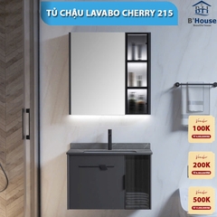 Bộ Tủ Gương Phòng Tắm, Tủ Lavabo Đẹp, Tủ Lavabo Phòng Tắm SUS 215