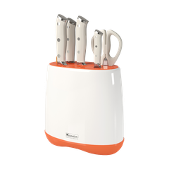 Bộ dao làm bếp 5 món cao cấp Konox Haper Orange