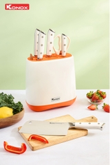 Bộ dao làm bếp 5 món cao cấp Konox Haper Orange
