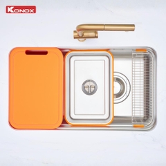 Chậu rửa bát chống xước Konox Tari Smart 8047PP