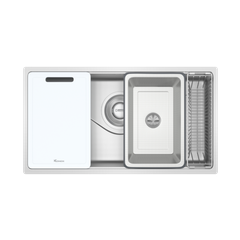 Chậu rửa bát chống xước Konox phong cách Nhật TARI 8748SR