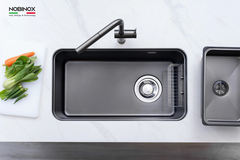 Chậu rửa bát 1 hố Nobinox NOVA A284B