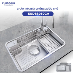 Chậu Rửa Bát Chống Xước Dập Liền Khối EUC88050EB (EUD88050GA) Eurogold