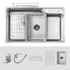 Chậu rửa bát Kluger KH8048SL Plus