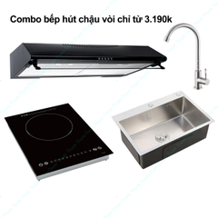 Bếp từ  , hút mùi , chậu rửa bát cho công trình , dự án , chung cư mini