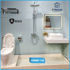 Combo phòng tắm, combo nhà tắm, trọn bộ thiết bị vệ sinh phòng tắm 130