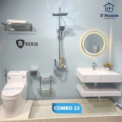 Combo phòng tắm, combo nhà tắm, trọn bộ thiết bị vệ sinh phòng tắm 22