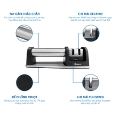Dụng cụ mài dao 2 khe Konox Knife Sharpener