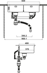 CHẬU KAFF SUS WS R10 HS25-SSN2S-8650 567.94.024
