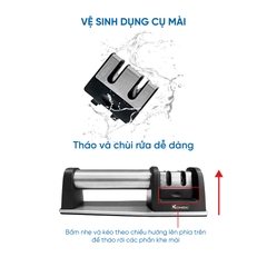 Dụng cụ mài dao 2 khe Konox Knife Sharpener