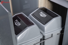 THÙNG RÁC ĐÔI GẮN CÁNH RAY GIẢM CHẤN FULCO FC202