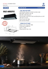 Máy hút mùi âm tủ kéo rút Ogier GLE 6003TC