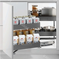 Giá Góc Liên Hoàn Mở Phải Nhôm Cao Cấp Ghi Đậm EUM102G (EMG102R) Eurogold
