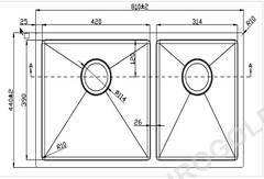 Chậu rửa bát Eurogold EUS68144