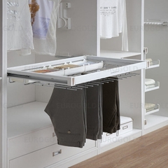 Giá vắt quần âu kết hợp để trang sức, ray giảm chấn Eurogold-EVA560