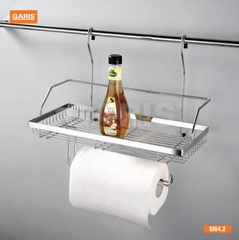 Giá treo gia vị và cuộn giấy Garis GI04.2 inox 304