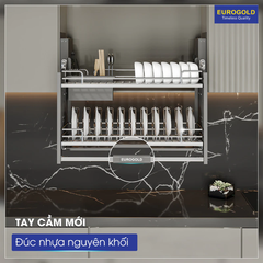 Giá Bát Đĩa Nâng Hạ INOX 304 Nan Oval EPV9060PRO (EPO9360LX) Eurogold
