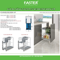 Giá để dao thớt, chai lọ Faster FS-MF 300/350/400N VIP
