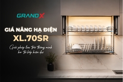 Giá bát nâng hạ điện cánh cửa trượt Slide GrandX XL.70SR