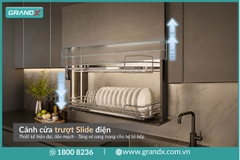 Giá bát nâng hạ điện cánh cửa trượt Slide GrandX XL.70SR
