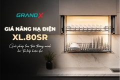 Giá bát nâng hạ điện cánh cửa trượt Slide GrandX XL.80SR