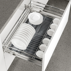 Giá Xoong Nồi,bát Đĩa INOX 304 Nan Dẹt EP90 (EPD7290VX) Eurogold