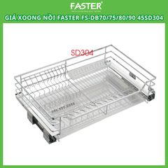 Giá xoong nồi nan dẹt Faster FS-DB70/75/80/90 45SD304-Inox 304 cao cấp