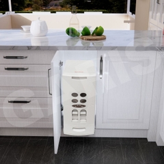 Thùng gạo Garis GRP133 cánh mở mặt nhựa ABS 18kg