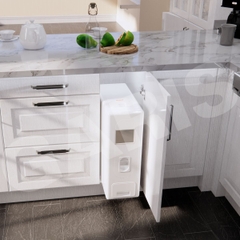 Thùng gạo Garis GRP225 cánh mở mặt nhựa ABS 15kg