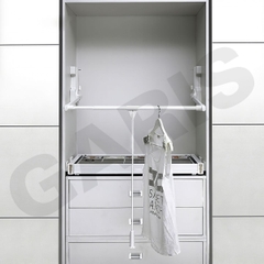 Suốt nâng hạ treo quần áo cơ Garis GWL14 màu trắng