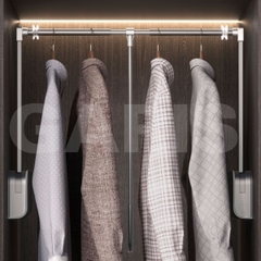 Suốt treo nâng hạ quần áo cơ Garis GW34GM