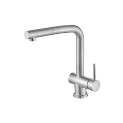 Vòi Rửa Chén Nóng Lạnh Dây Rút INOX 304 Malloca K103SS