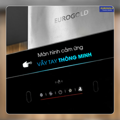 Hút Mùi Kính Vát Mặt Kính Đen EUH2870VM (EHM8270) Eurogold