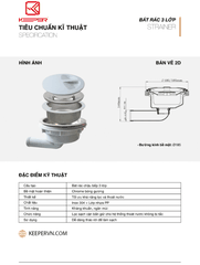 CHẬU RỬA KEEPER – 1H68L