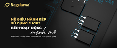 Bếp từ 3 vùng Nagakawa UltraSlim NK3C06M