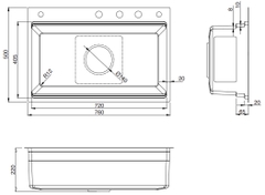 Chậu rửa bát Kluger KWF8161FB-S76W Plus