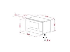Lò vi sóng kết hợp nướng Teka ML 82 VG
