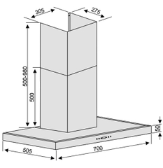 MÁY HÚT MÙI LORCA TA 6007E​​​​​​​ | Lưới inox | Siêu khỏe