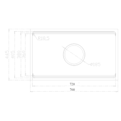Chậu rửa bát MOONTON M7644U