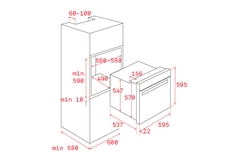 Lò nướng Teka HSB 610 BK
