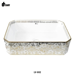 Lavabo Dương Bàn Cao Cấp Mạ Vàng LV-806