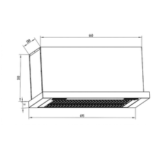 Máy hút mùi âm tủ Faster FS-7035LCD Super Autoclean | (tự làm sạch động cơ) | 6 cấp độ hút