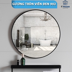 Gương Soi Viền Đen Tròn 902