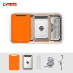 Chậu rửa bát phong cách Nhật R50 Tari 8047SU